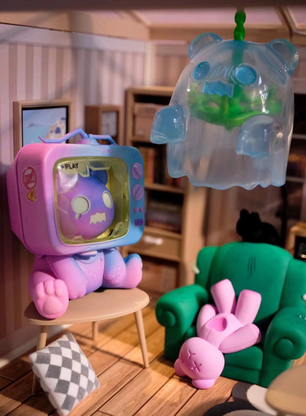 ShinWoo Ghost Bear House Series blink box